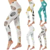 Pantalons de femmes Pantal Pest Imprimez le yoga à taille haute pour les vêtements d'entraînement des femmes 80 s Leggings de maternité en coton