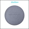 Matten kussens Sile Drain Pad Drying Mat Pots voor keuken niet -slip pannen antiscald gebruiksvoorwerpen drop levering home tuin eetbalk tafel de dht4p