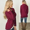 Kvinnors tröjor Autumn Winter Button Full Sleeve Sticked Women Loose Knitwear Trendy Girl Pullover Tops WDC1410