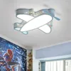 Plafondverlichting cartoon vliegtuig kinderen lichte jongen kinderkamer verlichting baby kinderen slaapkamer kinderlamp