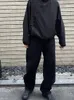 Erkek Ceketler PFNW Niş Tasarım Ekleme Yapısal Donçuklu Özel şekilli dikey yakalı eğimli fermuar ceket waffle gevşek gündelik ceket 12A6302 230202
