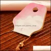 Tags Price Card 100Pc / Lot Brooches Stud Earrings Necklaces Cards Hairpin Display Fashion Jewelry Cute Pink Organizer Tags Diy Han Ot2Ts