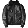 Manteau en cuir véritable moto bijer jakcets veste d'hiver vêtements pour hommes coton rembourré épais vêtements d'extérieur chauds coupe-vent XS-4XL