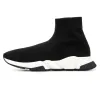 Designer balenciagas strumpor Fritidsskor män herr kvinna glänsande stickad hastighet 2.0 1.0 tränare löpare sneaker socka sko mästare präglade dam Sneakers speeds tossor