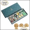 Candles Stamps Wax Seal Box Kit Evening Wedding Invitation Decorative Dip Pot Set Stam Plates Melt Packaging Craft Supplies Drop Del Dhfwy