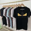 Luxury Mens Designer T Shirt Black Red Letter printed shirts Short Sleeve Fashion Brand Summer Shirts Men Loose Tees