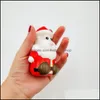 Itens de novidade de Natal Mini tamanho minucioso Toy Papai Noel Tree Tree Elk Maninho de neve Funny Kid Soft Scent