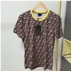 Luxury Mens Designer T Shirt Black Red Letter printed shirts Short Sleeve Fashion Brand Summer Shirts Men Loose Tees