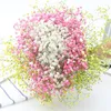 장식용 꽃 자연스러운 말린 진짜 gypsophile light color bouquets baby breath decorations for home washing of Christmas