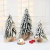 Christmas Decorations White Snow Tree Home Desktop Decoration Artificial Ornaments Village