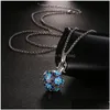 로켓 Sier Rose Gold Flower Cage Pendant Necklace 에디슨 진주 또는 구슬을위한 체인이있는 큰 공 로켓 912mm 사랑 Wish Women Drop D DHTZJ