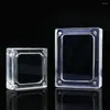 Jewelry Pouches Acrylic Transparent Cover Box Ring Necklace Pendant Bracelet Organizer Case Prop Display Magnet Storage Dirty-proof