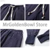 Men's Pants MrGB 2023 Chinese Style Men Cotton Linen Harem Streetwear Man Casual Joggers Harajuku Elastic Waist Male Oversized Trouser 230202