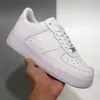 Gratis fraktskor Simple Black White Casual Shoes Classic 1 One Flat Platform Trainers 1s Low Men Women Designer Shoe Sport Plate-Forme Sneaker US 12 13 EUR 46 47