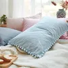 وسادة العلبة 1/2pcs بيع Super Pillowcase Cotton Home Bedding الوسائد المريحة غطاء وسادات الأميرة مقروص 48x74 سم