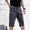 Pantalons pour hommes Sweats pour hommes Jogging Casual Couleur unie Multi-poches Séchage rapide Extérieur Tactique Capri Pantalon