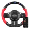 Customized Carbon Fiber Steering Wheel For Jeep Wrangler LED Driving Wheel Fitment