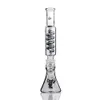 Abnehmbares Glas Wasser Bongs Downstamm Perc Glass Bubbler Wasserreife Einfrierbare Spulen -Dab Rigs Rauchen Rohr Shishs Eisfänger