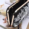 Evening Bags 2023 Vintage Flower Embroidery Gold Silver Color For Women Retro Trendy Party Clutches Ladies Daily Purses Handbag