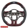 Car Real Carbon Fiber Steering Wheel Compatible for Mitsubishi Evo Evolution 10 LED Performance Wheel