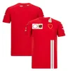 F1 Formule One Team Vêtements de nouveaux t-shirts à manches courtes à manches courtes Sports de course à séchage rapide Vêtements pour hommes personnalisés