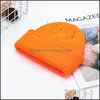 Other Home Textile Women Knitted Hats Thermal Sklcap Autumn Winter Warm Men Beanie Hat Unisex Retro Brimless Fashion Melon Cap Vt179 Dheni