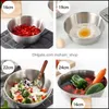 Bowls Stainless Steel Mixing For Salad Cooking Bakeeasy To Clean Drop Delivery Home Garden Kitchen Dining Bar Dinnerware Dhetw