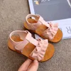 Cozulma Children Girls Elegant Summer Shoes Beach for Baby Kids Princess Fashion T-Strap Sandals Size 21-30 0202