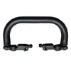 Stroller Parts Accessories Universal Baby Armrest Bumper Bar Handle Crossbar for 95 Prams Black PU Leather High Quality 230202