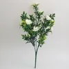 Dekorativa blommor konstgjorda rose diy handgjorda blommor bukett bröllop brud dusch party bord dekoration nordisk hemrum dekor leveranser