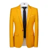 Men's Suits Blazers Plus Size 6XL-M Candy Colors Mens Business Slim Blazers Jacket Formal Office Social Club Casual Formal Wear Tuxedo Suit Jacket 230202