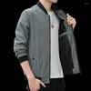 Men's Jackets 2023 Autumn Winter Selling Casual Zipper Men Jacket Baseball Collar Loose Male Coat High Quality