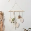 Tapices de hojas de macramé para colgar en la pared, decoración bohemia para el hogar, tapiz estético tejido, regalo de decoración de boda para salón 230201