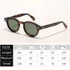 Solglasögon Johnny Depp polariserade män Kvinnor Brand Lemtosh Sun Glasses Vintage Acetate Frame Driver Shade 230201