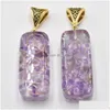 Charms Retro Amethyst Naturstein Säule Anhänger Großhandel DIY Halskette Schmuckherstellung 41mm x 17mm x 11mm Drop Lieferung Finden Dhgarden Dhscw