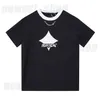 디자이너 여름 남성 티셔츠 티셔츠 셔츠 럭셔리 서클 클래식 파리 편지 인쇄 금속 체인 블랙 흰색 Tshirts 간단한 의류 캐주얼면 티 탑