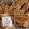 Herrjackor 2023 Corduroy Jacket Slim Fit Short Fashion Youth Coat Top Cool Outerwear 1297 230202