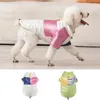 Hundkläder husdjurjacka tillbehör ultra mjuk elastisk manschetter vinterfärg matchningpuppy bomullsbrödkläder håller varma varma