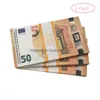 Autres fournitures de fête festives Prop Money Copie Billet de banque Jouet Monnaie Faux Euro Enfants Cadeau 50 Dollar Billet Faux Billet Drop Deliv Dhukt20KV