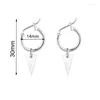 Hoop Huggie Boucles D'oreilles Gypsy Cercle Sans Fin À La Main En Métal Or Couleur Simple Petit Triangle Boucle D'oreille Pour Femmes Hommes Chic Bijoux Jewelr Dh6Y4