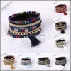 Charm Bracelets Charms Various Fashion Styles Bangles Friendship Jewelry Gift Items Magnetic Leather Bracelet Drop Delivery Dh9Ap