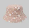 Bucket Cap Lattice Sun Fisher Hats Ripped Round Flat Top Wide Brim Fisherman Hat Summer Beach Caps Casual Gift Fashion Accessories BC255