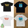 Men's T-Shirts Human Made T-shirts Front Rear Print Swimming Duck Original Label Men Women Top Tee G230202