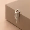 Rückenohrringe LAVIFAM 1 Stück echtes 925er Sterlingsilber, einzelne Kugeln, Quastenclip ohne Ansetzen, einfacher kleiner Ohrschmuck für Damen