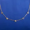 Kolye Kolyeler Kişiselleştirilmiş Adı Kolye Dainty Chocker Anneler Günü Hediye Fikirleri Özel İlk Kolye Mektubu Kolye 925 STERLING Gümüş G230202