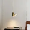 Lâmpadas pendentes de luxo de luxo de lustre de borboleta moderna luzes criativas do quarto da varanda da varanda de decoração de decoração