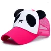 Ballkappen Mode Cartoon Panda Mesh Baseball Cap Für Männer Frauen Und Kind Sommer Outdoor Atmungsaktive Net Snapback Hip Hop Sonnenhut