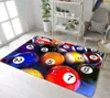 Carpets Vintage Ice Hockey Rink Baseball Area Rug 3D Printed Room Mat Floor Anti-slip Carpet Home Decoration Themed Living