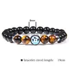 Koralikowe 12 Strand Bransoletka naturalna tygrys oko Kamienne pary miłośnicy przyjaźni urok Bracelets Mężczyźni Kobiety Buddha Yoga Żyd dhgarden dhejz