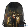 Backpack Funny Graphic Print Rembrandt Master Of Art Vol 1 USB Charge Men School Bags Women Bag Travel Laptop